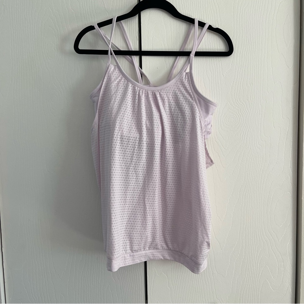 Athleta Invigorate Workout Tank Attached Bra